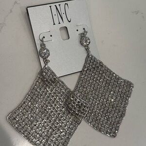 I.N.C. Silver Dangle Earrings